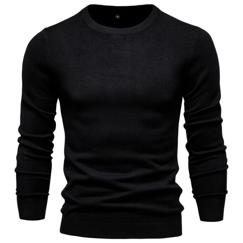 Mens Turtleneck Knit Sweater Casual Long Sleeve Pullover Fall Winter Slim Fit