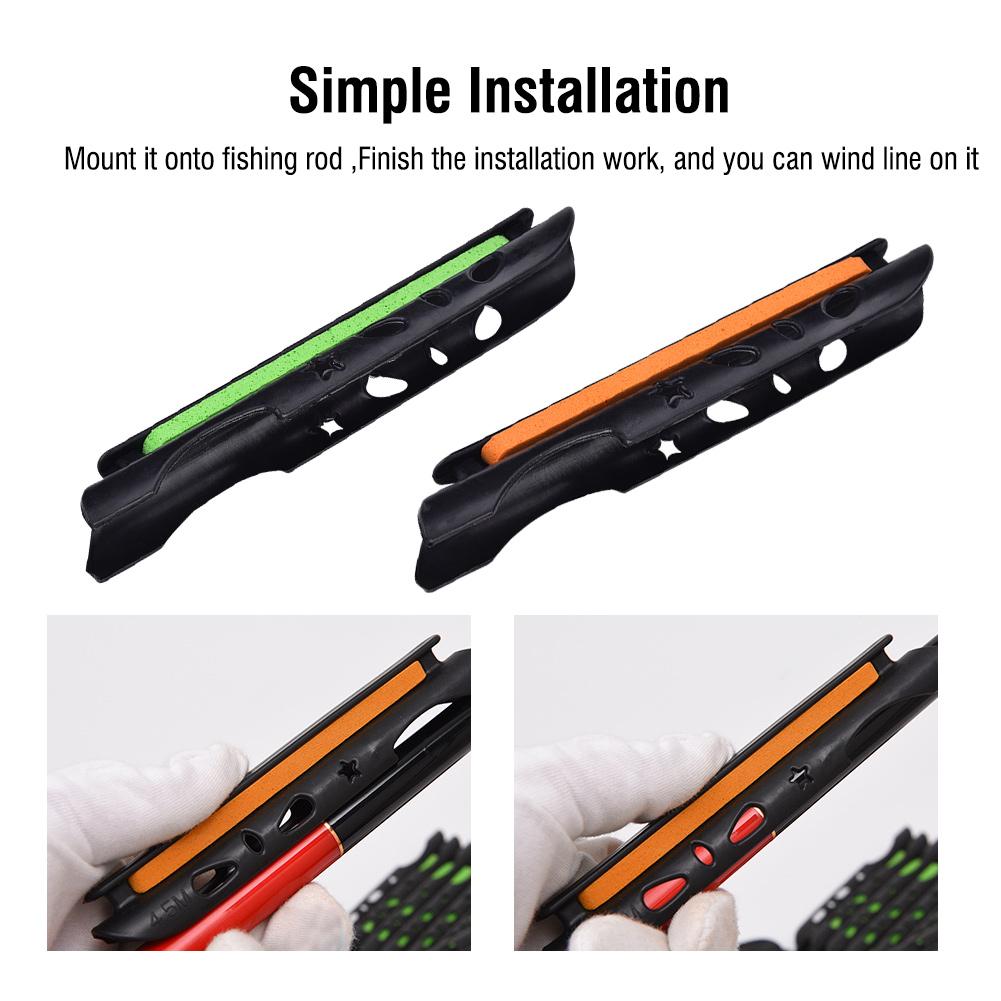 40Pcs Durable Fishing Line Winding Board Coiling Plate Holder for Rod Tackle Accessory