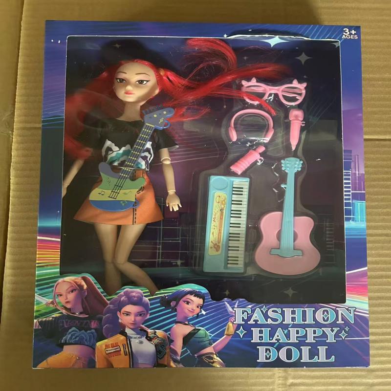 K-POP Panenka Lovkyně démonů s 30cm kloubovou vinylovou figurkou Dětská hračka Dárková sada