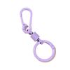 Colorful Zinc Alloy Carabiner Keychain with Rebound Finger Ring