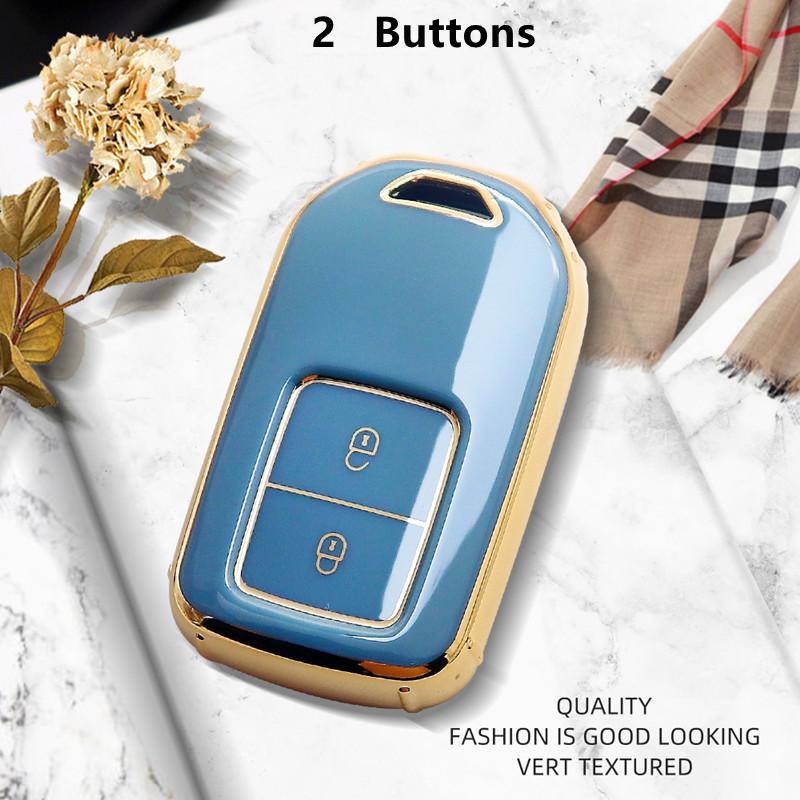 Luxurious Remote Key Case Cover For Honda CRV Fit Civic Accord HRV City Odyssey XRV Pilot Jazz Jade Vezel Crider Car