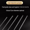 Yipan Disposable Transparent PP Drinking Straws