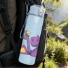 1PC Purple Dragon Balloon 750ml Color Plastic Sports Water Bottle Leakproof Flip Straw Lid Suitable for Sports Office Home Use