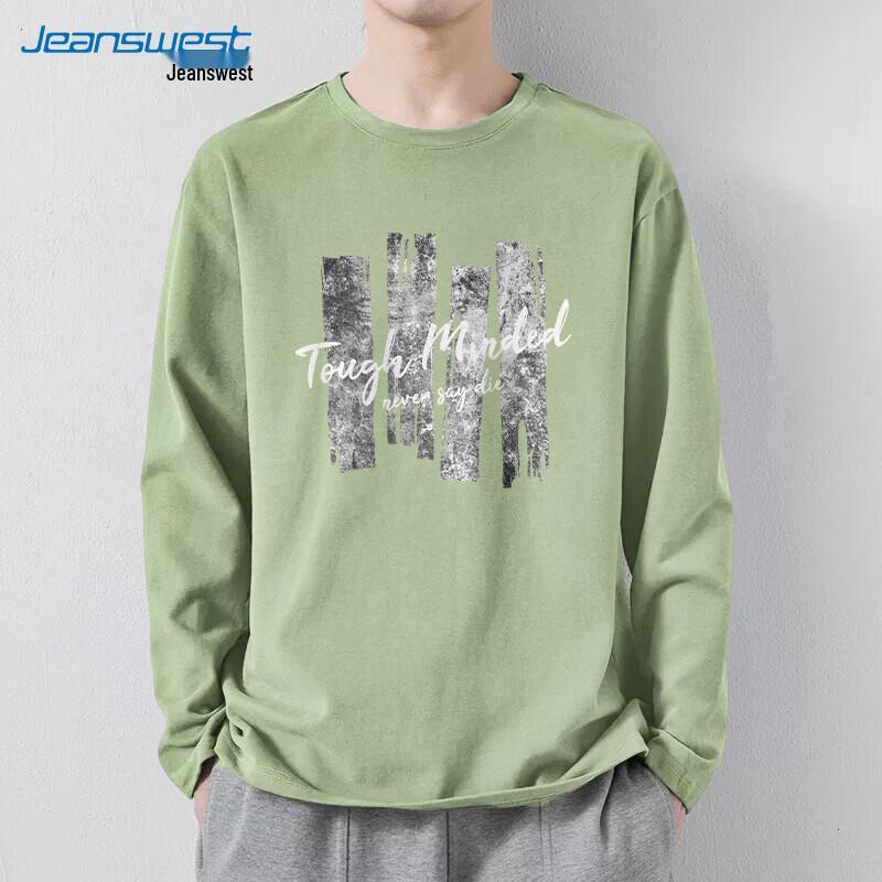 Jeanswest Men s Cotton Long Sleeve Round Neck T-Shirt M