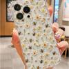 Apricot Floral Anti-Drop Transparent Case for iPhone 14/15/16/17 Pro Max Series