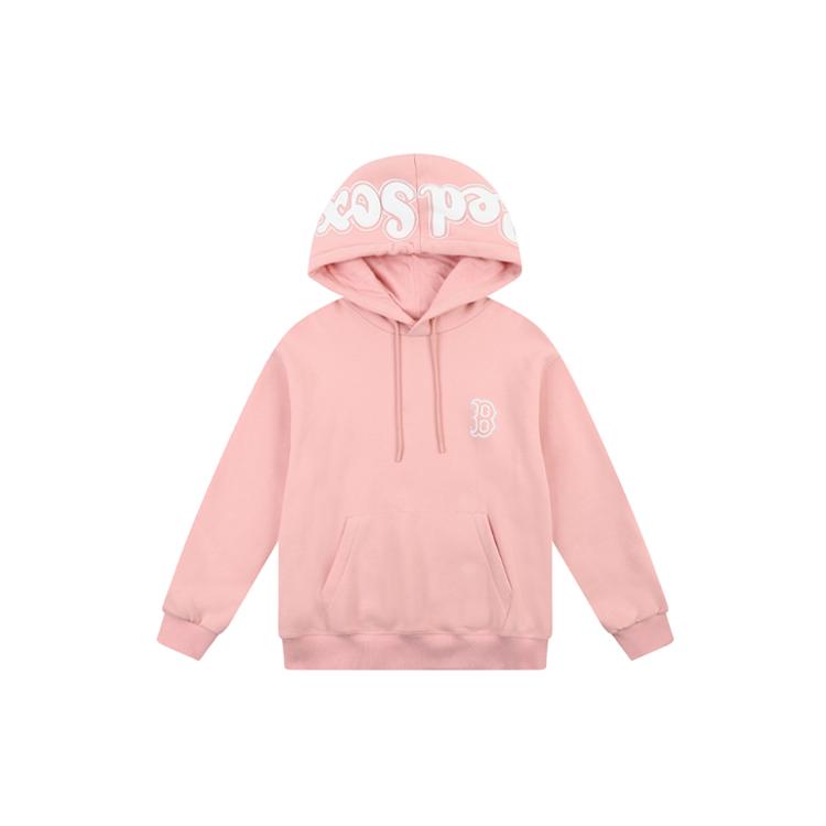 MLB Sweatshirts Unisex Pink Hooded Moderate Regular 31HD52061-43P S
