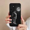 Wolf Phone Case For Samsung S25,24,21,22,23,S30,Ultra,S20,Plus,Fe,Lite,Note,S10,S9,Black Soft Shell