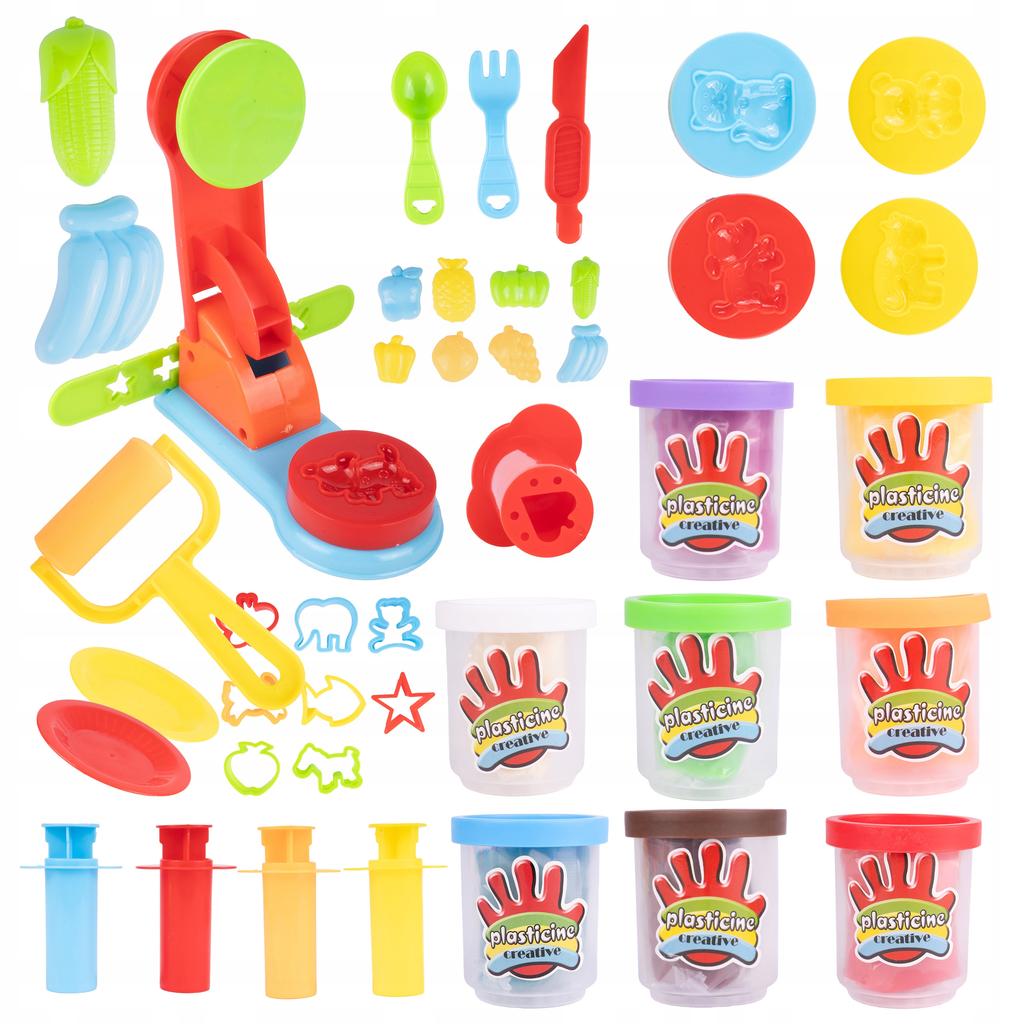 [PACZA] Play-Doh 8 Cups Press Molds + Accessories Z3173