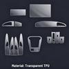 For GEELY EX2 2025 2026 Interior Center Console Clear Protective Film TPU Car Anti Scratch Tint Accessories Refit Set