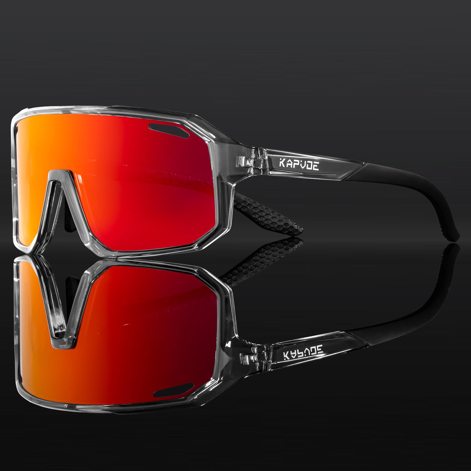 

KAPVOE Kids Cycling Glasses UV400 Photochromic Sunglasses for MTB Road Bike Outdoor Sports Running Eyewear No accessories