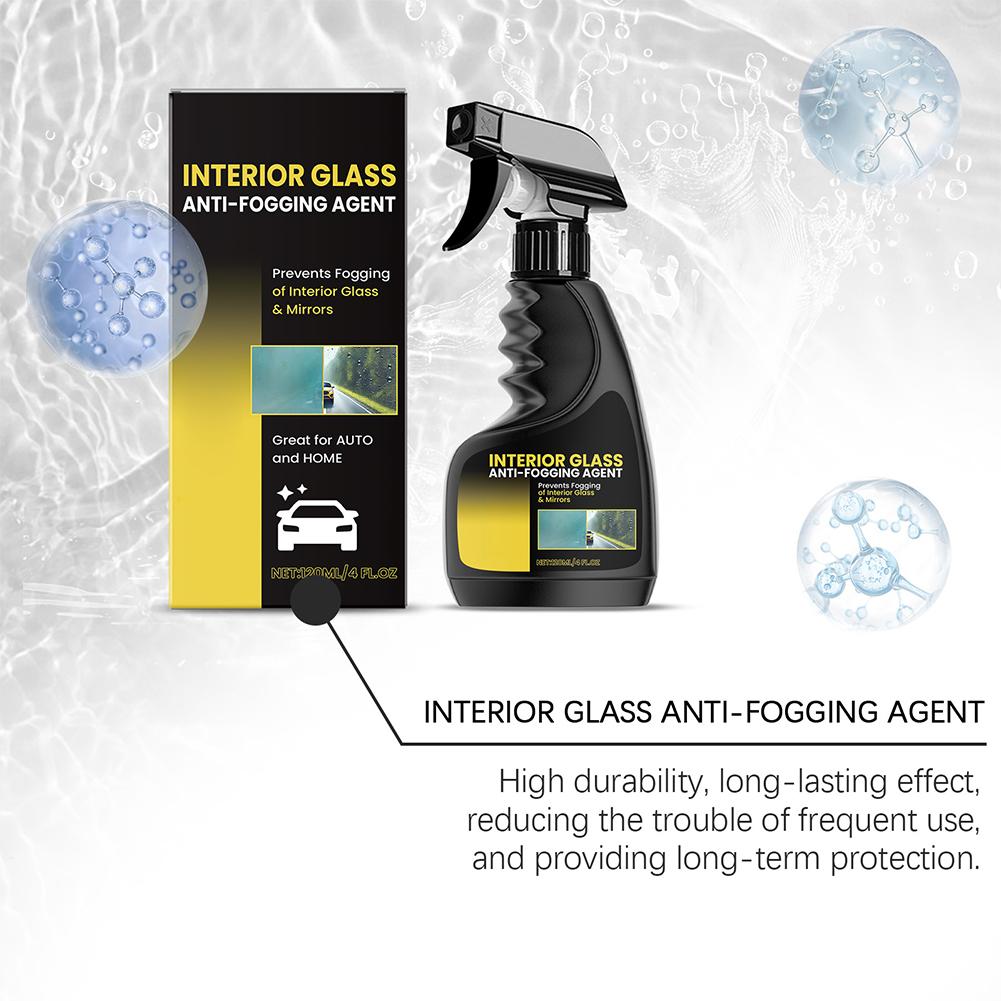Car Anti-fog Agent Window Anti Fog Coating Agent Liquid Paint Care Polish Rainproof Auto Anti Fog Spray Glass Defogging Cleaner