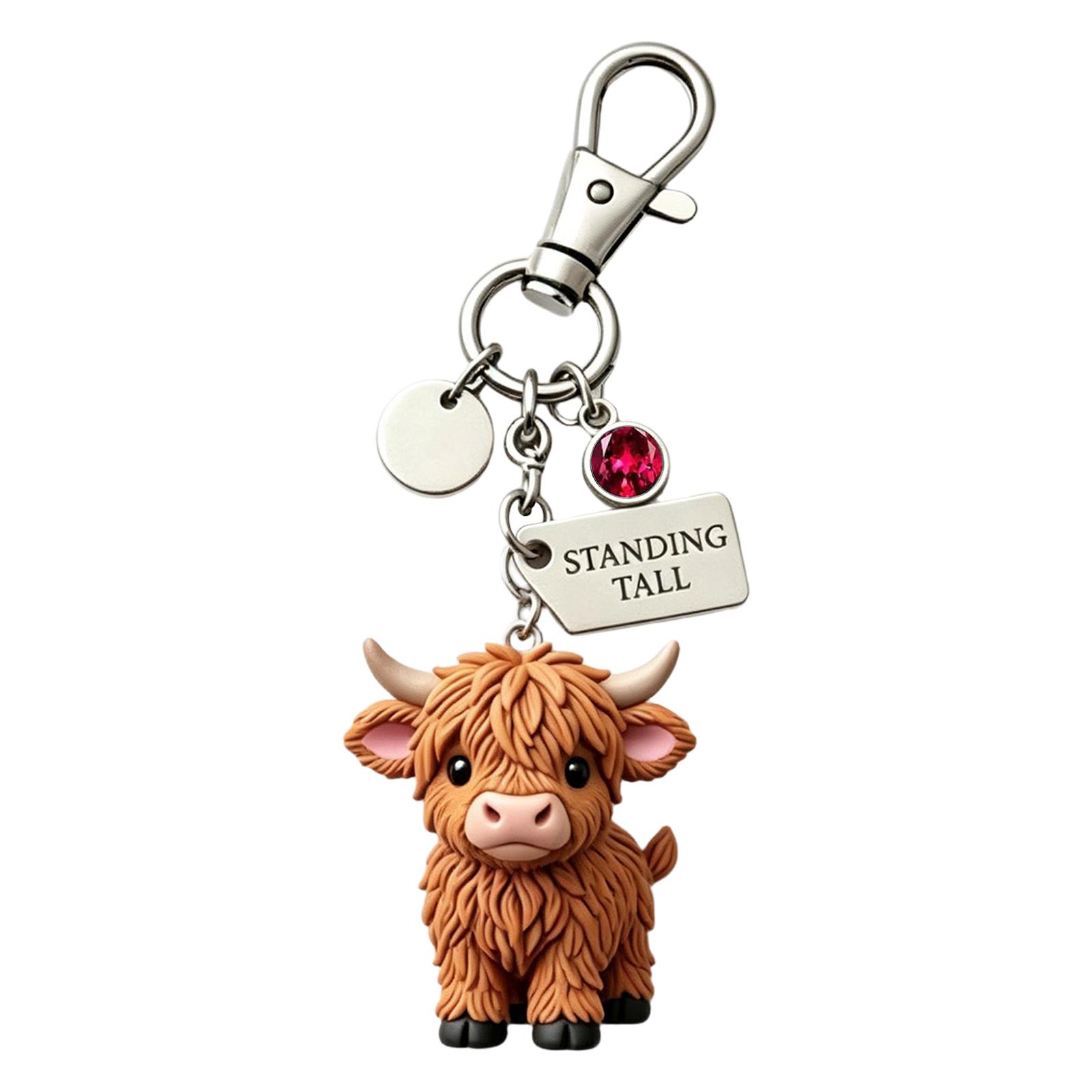 

Cute Animal Cow Creative Keychain, Fun Decoration One Size