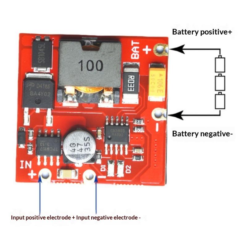 12V Charging Management 18V Solar 3-Series Lithium Battery Charger Mppt Solar Controller Cn3722