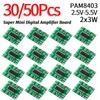 30/50Pcs PAM8403 Super Mini Digital Amplifier Board ClassD 2Channels Digital Sound Amplifier Module USB Power for Volume Control