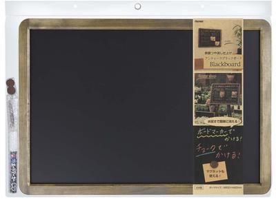 Raymay Fujii Tableau Noir A2 Finition Mate Antique avec Marqueur Naturel LNB385