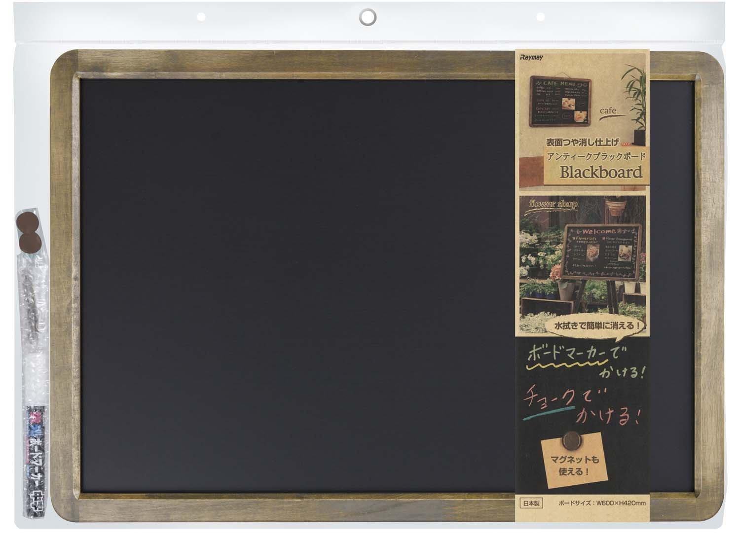 

Raymay Fujii Меловая доска Грифельная доска A2 Античная матовая отделка с маркером Натуральная LNB385