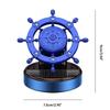 Ship Rudder Car Air Fresheners Rotating Solar Car Fresheners Car Perfumes Relieve Stress & Purifie Odors for Home Office