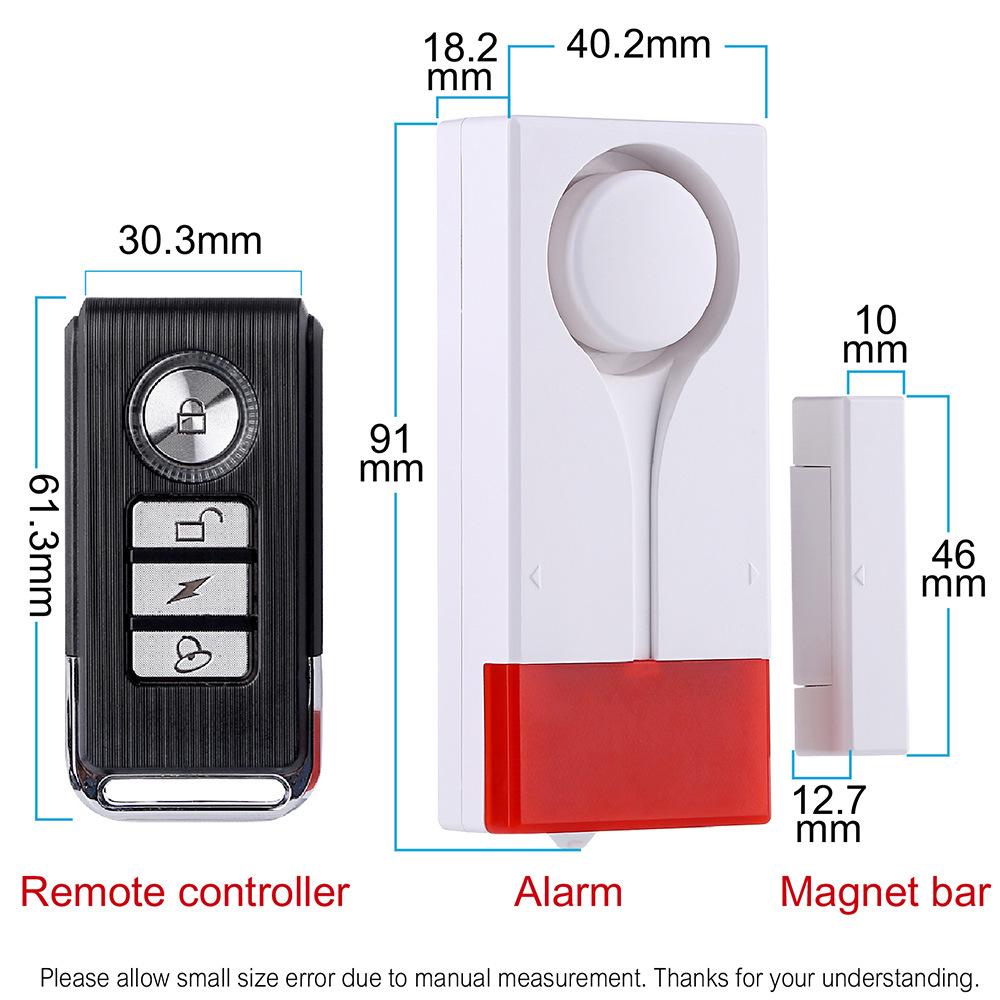 Wireless SF18C Sound & Light Door/Window Alarm with Remote Control