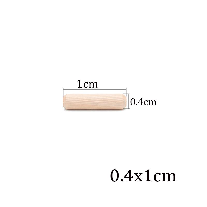 50pcs Woodworking Doweling Jig Kit Round Grooved Fluted Wooden Plug Wood Dowel Pins Rod Drilling Guide Locator Tool