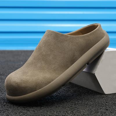 New Arrival Slippers Anti-Skid Sole Fashion Loafers Lightweight Indoor Outdoor Shoes Comfortable Flats Men's Slip-On Mule Shoes