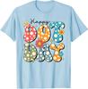 Happy Dot Day Hippie Flowers Groovy Teachers Unisex T-Shirt