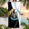 Asciugamano da Spiaggia Calcio Newcastle United Morbido Microfibra Asciugamano Estivo Asciugatura Rapida Assorbente per Spiaggia Piscina Viaggio