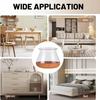8/24 Pcs Chair Leg Floor Protectors for Hardwood Floors, Silicone Chair Caps Covers Furniture Pads Sliders Wrapped Felt Bottom