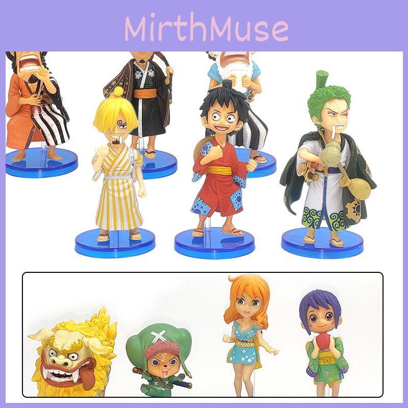 Charming 10pcs One Piece Wano Country Pvc Action Figures Perfect For Decoration