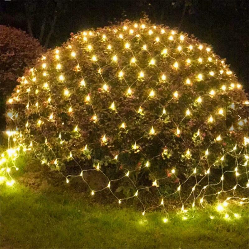 Yulinjun Outdoor Waterproof LED Net String Lights
