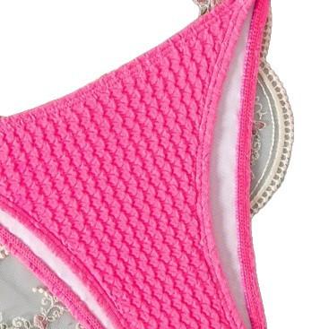 1011 New European and American Neck Split Swimsuit Sexy Bikini