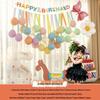 Xiaohongshu First Birthday Balloon Decoration Set for Boys and Girls: Party Background Scene Arrangement