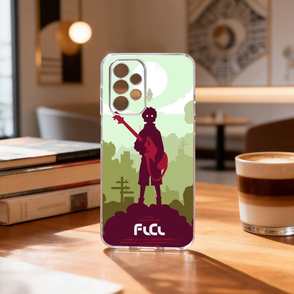 FLCL First L-Love C-Cyber Love  Phone Case For Samsung S25,S24,S21,S22,S23,S30,Ultra,S20,Plus,Fe Transparent Cover