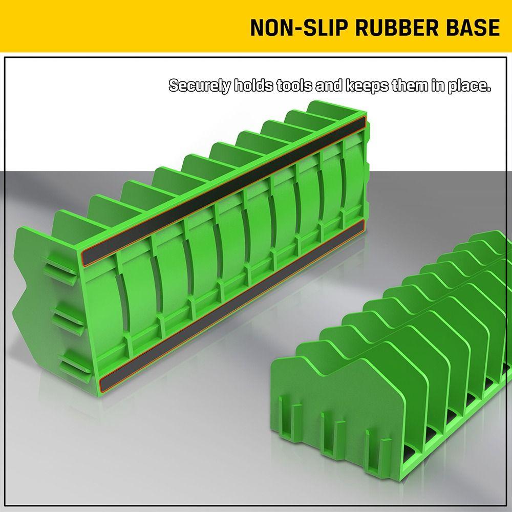 ABS Tool Organizer Non-Slip Rubber Base Wrench Storage Rack Pliers Cutters Rack  Fit 3”