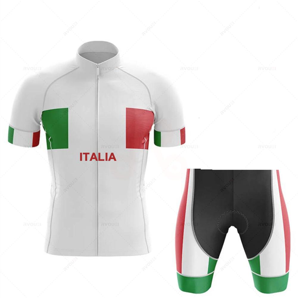Itálie Cyklistický dres Krátký rukáv 2026 Tým Pánské Cyklistické kraťasy s laclem Oblečení Maillot Cyklistické sady MTB Oblečení Ropa Ciclismo Maillot
