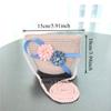 Girls 2Pcs Straw Hat Solid Color Outdoor Travel Sun Hat Floral Fisherman Style Children'S Fashion Accessory For Girls