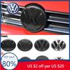 2026 Hot For VOLKSWAGEN VW 2Pcs VW Replacement Front Grill Badge Rear Trunk Lid Emblem Logo Decorative For Volkswagen Polo 6 6C