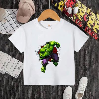 The Incredible Hulk Kids Cotton TShirt Adult Boys Girls Family Matching Casual Tee Break Wall Graphic Superhero Tops