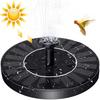 130 Solar Garden Fountain: Floating, Outdoor Pond, Bird Bath Water Feature