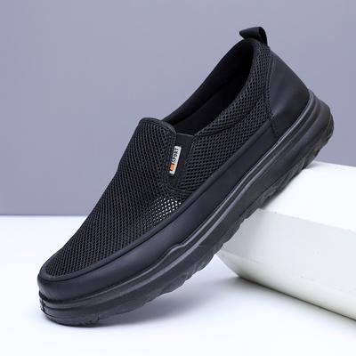 Men Grid Sneakers Breathable Mesh Shoes Summer High Quality Comfortable Sports Shoes Soft Footwear for Men Plus Size