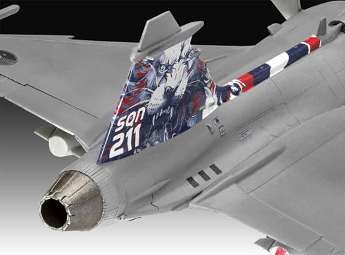 German Revell 1/72 Saab JAS-39C Gripen Plastic Model Kit 03776 (Airplane)