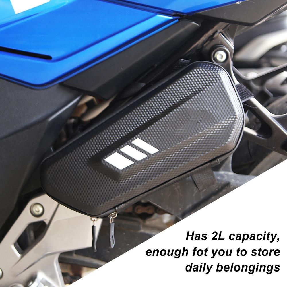 Waterproof Motorcycle Saddlebag PU Leather Bike Luggage Bag Motorcycle Side Bag Bicycle Cycling