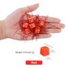 6 pcs Handmade Soft Dice Fishing Lures for Drop Shot / Texas / Jig / Finesse Rig with Slow Sinking Tentacles,Panfish and Trout Baits