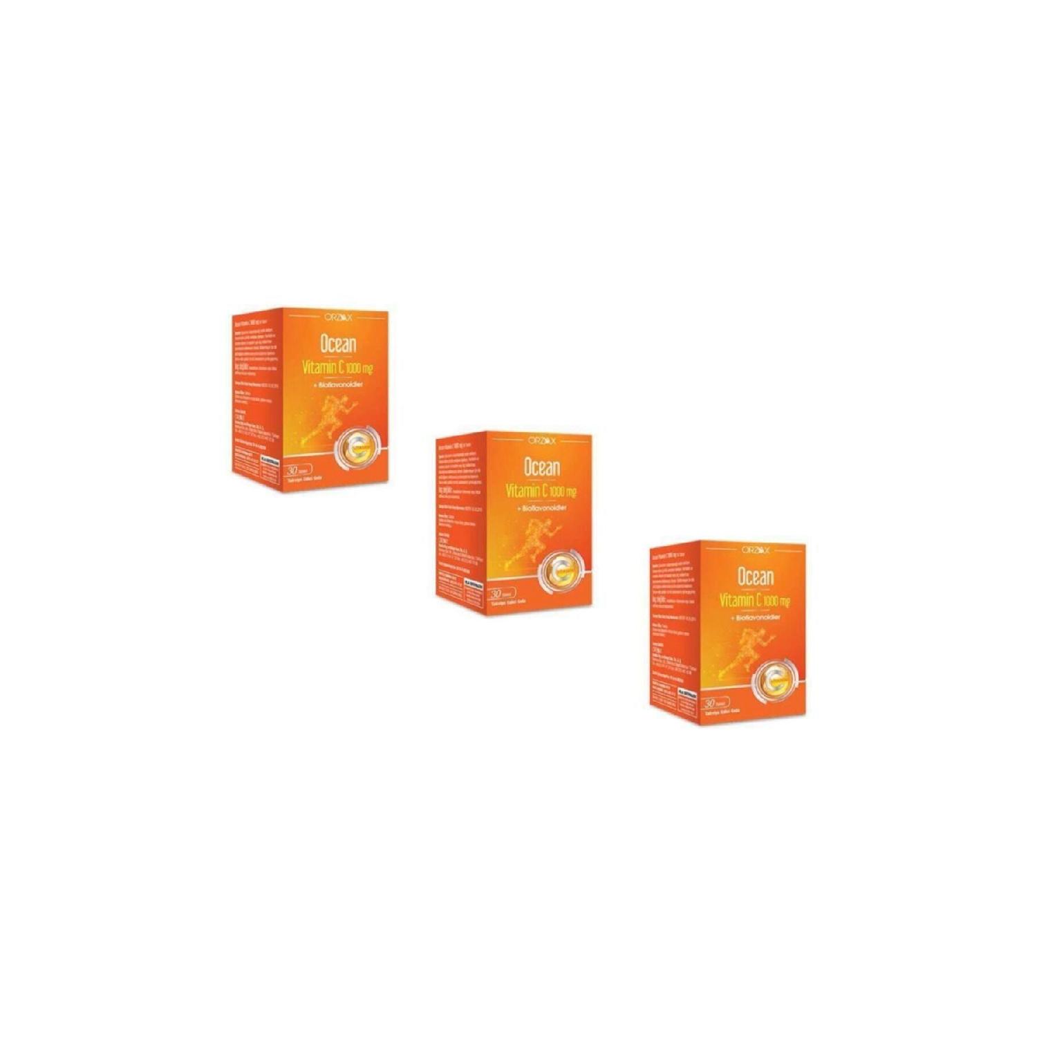 

Ean Vitamin C 1000 Mg 30 Tablet 3 -pack Package