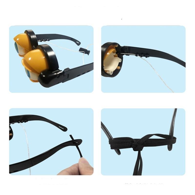 Funny Prank Glasses For Adult Kids Crazy Blink Eyewear Big Frog Eye Plastic Toy Accessories Halloween Props Christmas Gifts