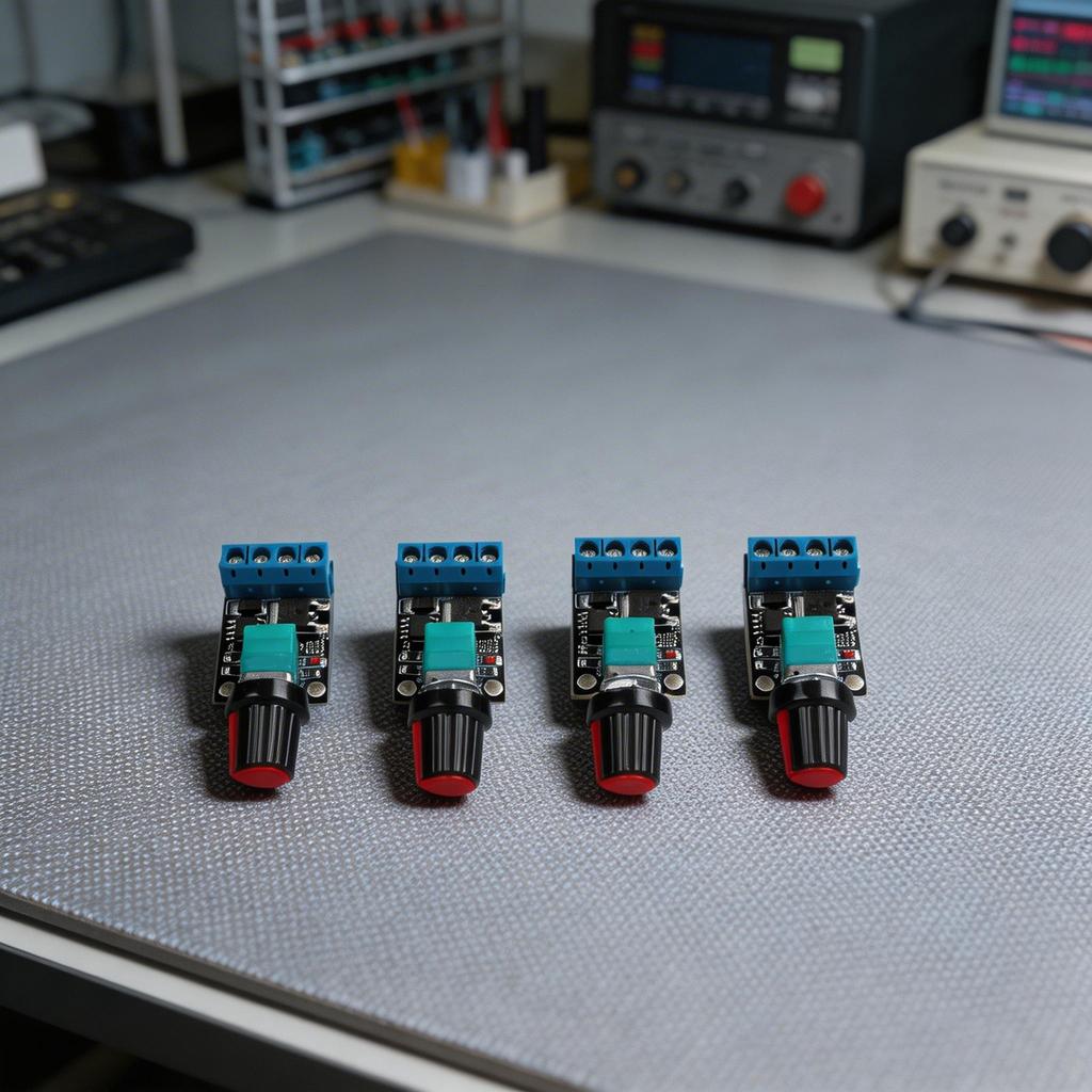 4PCS For PWM For Motor Controller for 5V-16V DC For Motors Fans Pumps and LED Dimming with Adjustable Duty Cycle 0 to 99 Percent