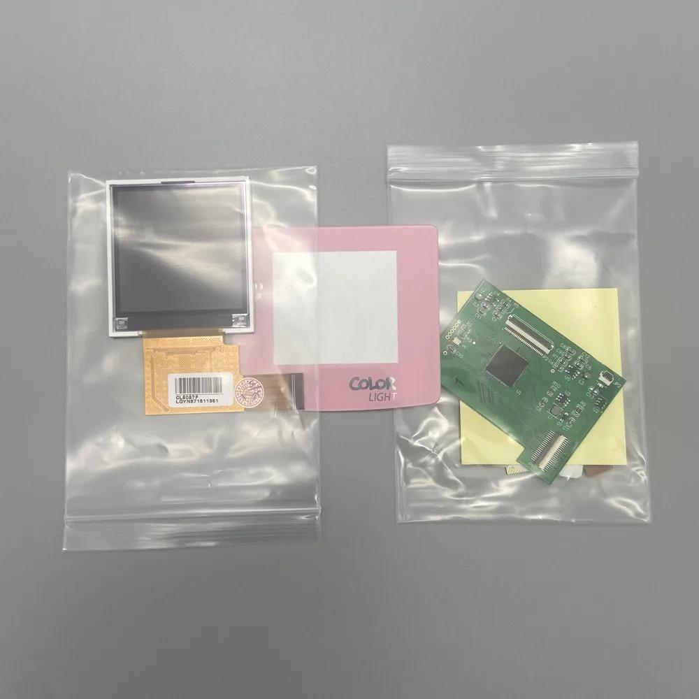2.2 inches GBC LCD High brightness LCD screen for Gameboy COLOR GBC, plug and play without welding and shell cutting