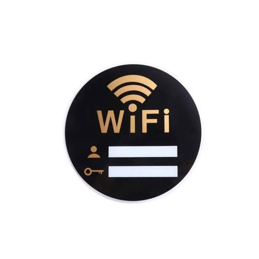 Handwriting WIFI Signage Convenient Signal Indication Signage 3D Wall Stickers  Public Place