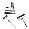Weeding Rake Detachable Design Manganese Steel Garden Weeder Rake with Sharp Tip Wide Teeth Soil Penetration Rake