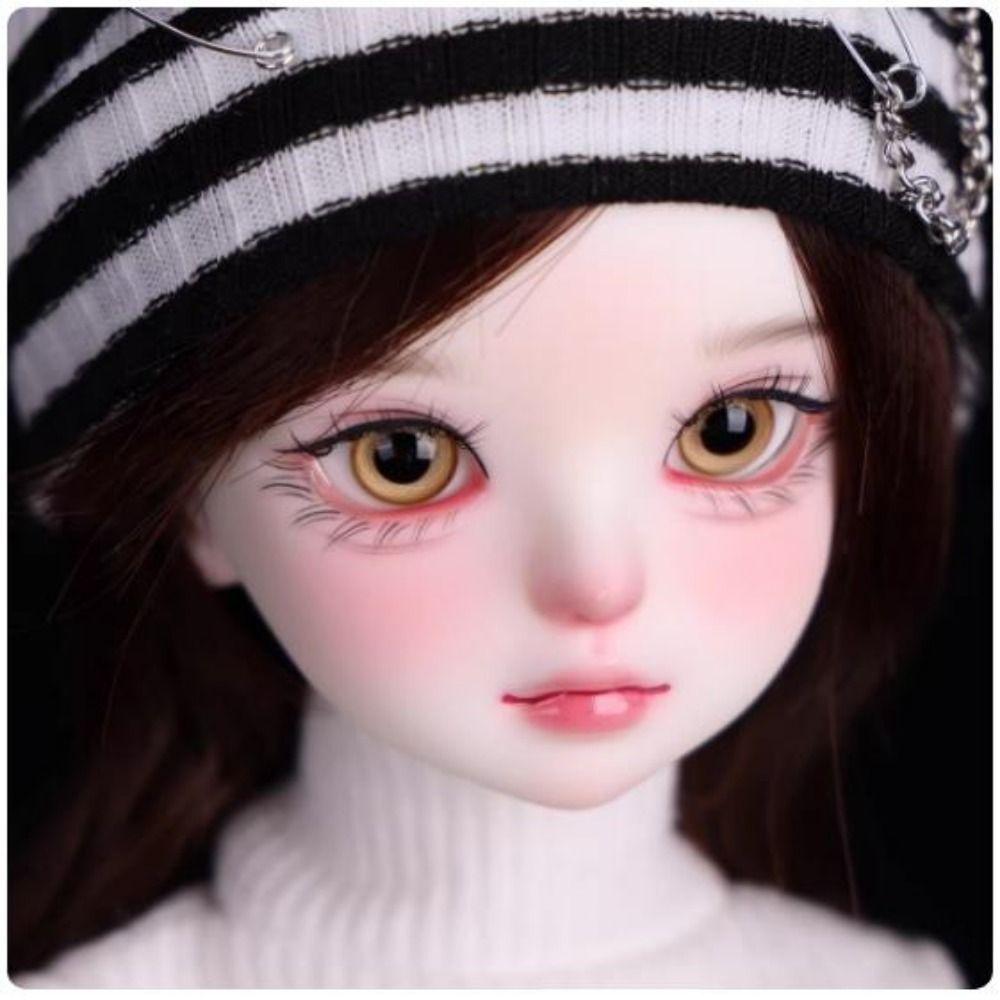 Cute Blue Gold Glass Eyes 2 Colors DIY Doll Making Crafts New Textured Glass Eyeball  For BJD Dolls