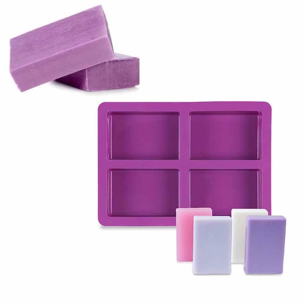 DIY Crafts Silicone Soap Molds Rectangular Shape Rectangle Soap Mold  Ice Cream Making